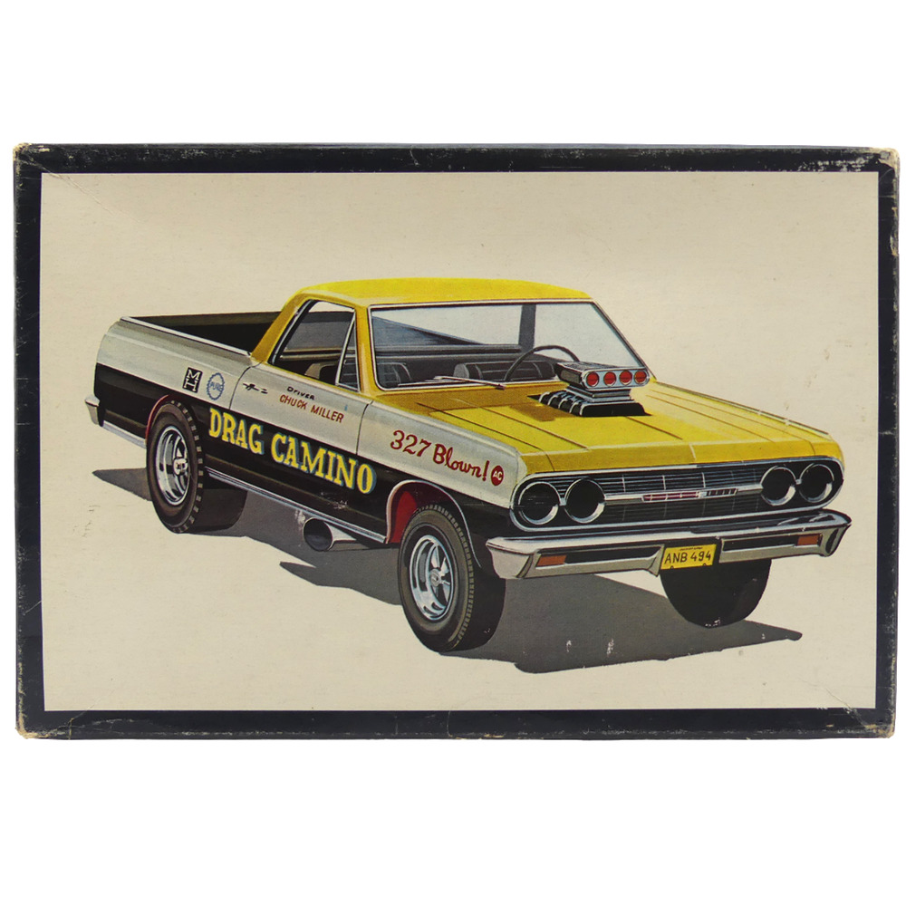 AMT Chevelle El Camino Drag Camper Model 1/25 Scale Customizing Model Kit